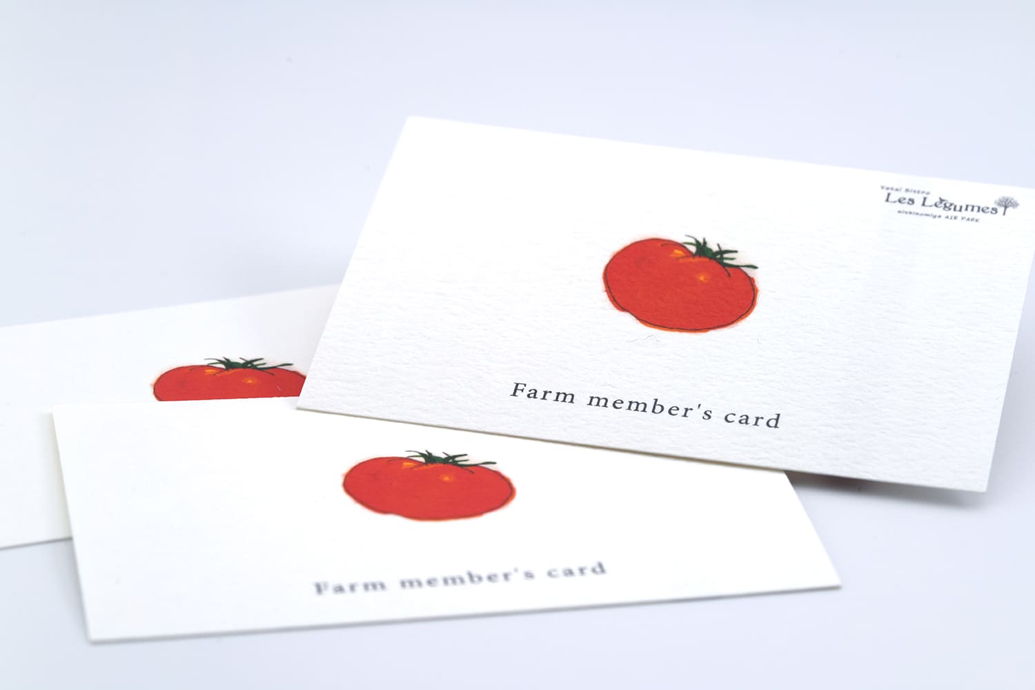 オーダーイラストのショップカード